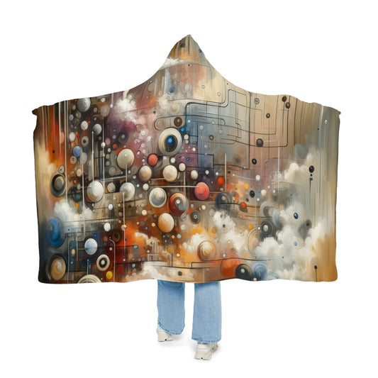 Abstract Mechanical Harmony Snuggle Blanket