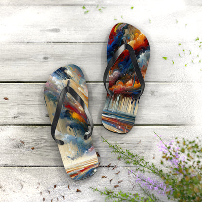 Grandiose Transformation Tachism Flip Flops
