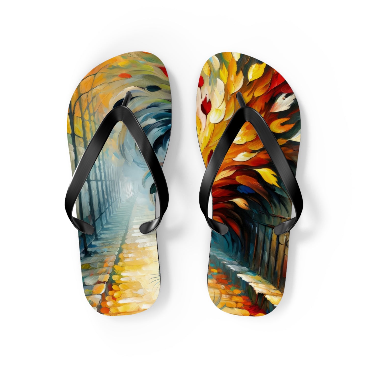 Autumn Whirlwind Escape Flip Flops