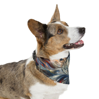 Symphonic Empathic Swirls Pet Bandana Collar