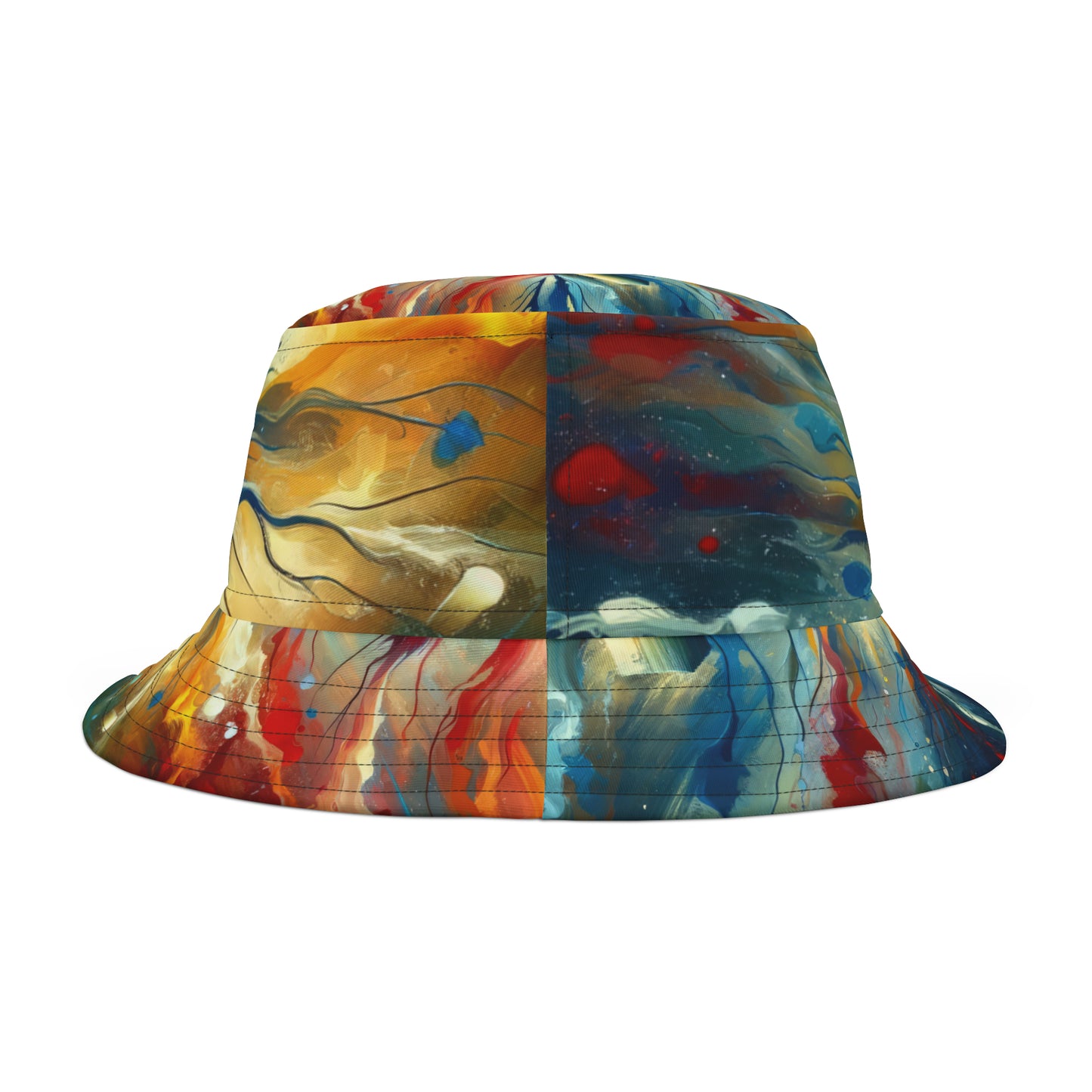 Humanity Heart Unveiled Bucket Hat (AOP)