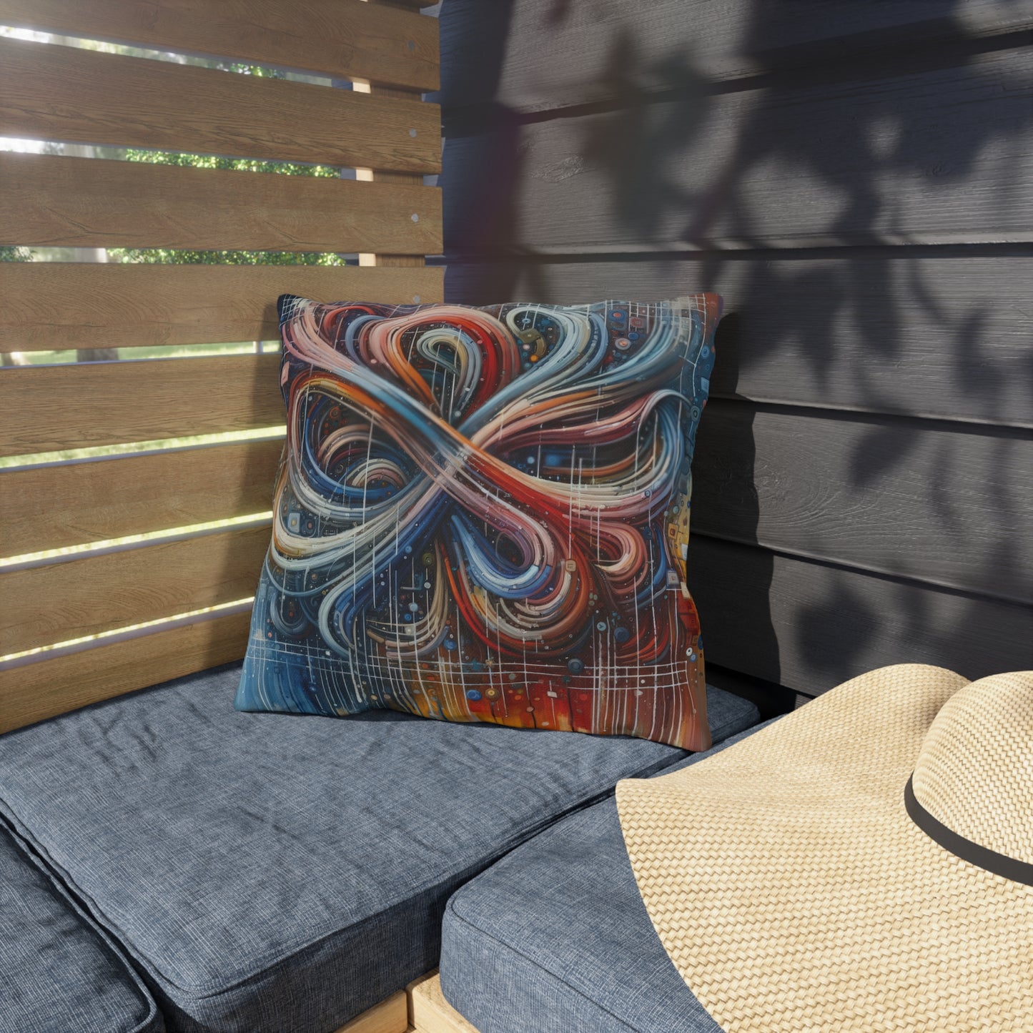 Humanity Tapestry Unification Outdoor Pillows