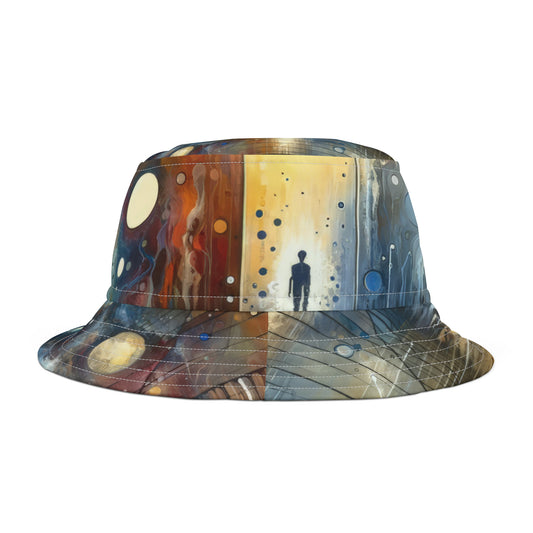 Stillness Transition Abstract Bucket Hat (AOP)