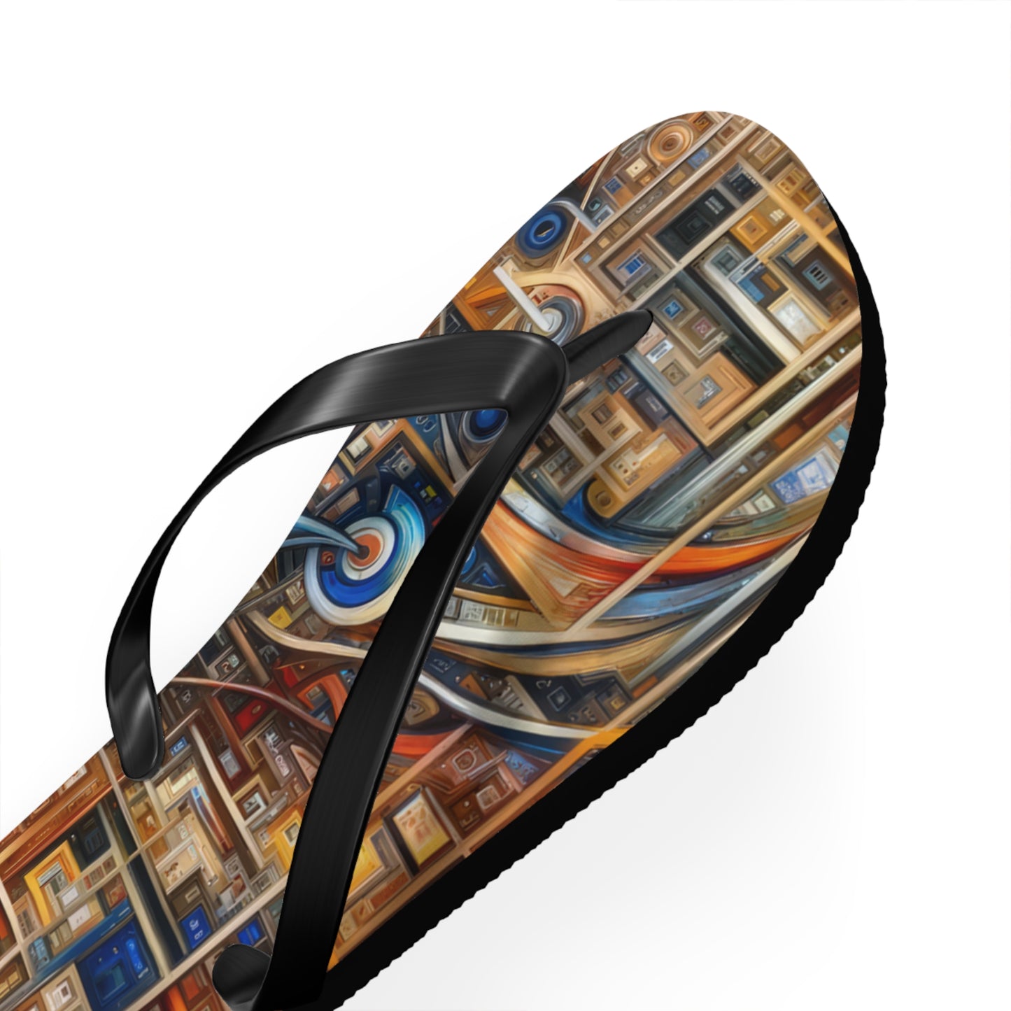 Intricate Life Tapestry Flip Flops