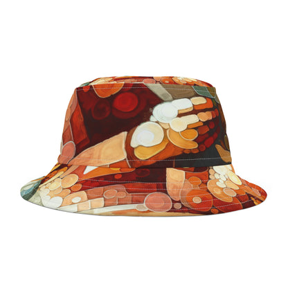 Elderly Unity Tachism Bucket Hat (AOP)