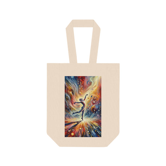 Wholehearted Divine Dance Double Wine Tote Bag