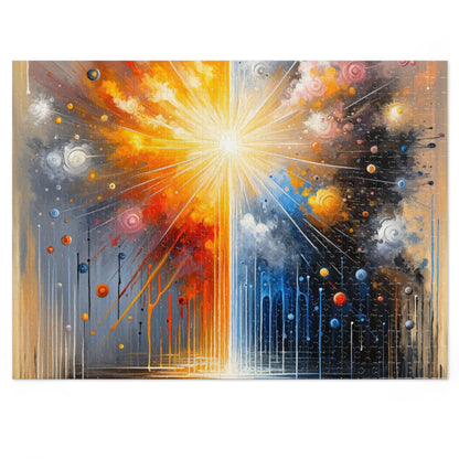 Luminous Abstract Tachism Jigsaw Puzzle (30, 110, 252, 500,1000-Piece)