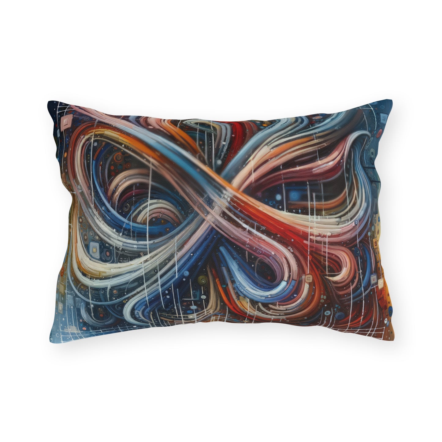 Humanity Tapestry Unification Outdoor Pillows