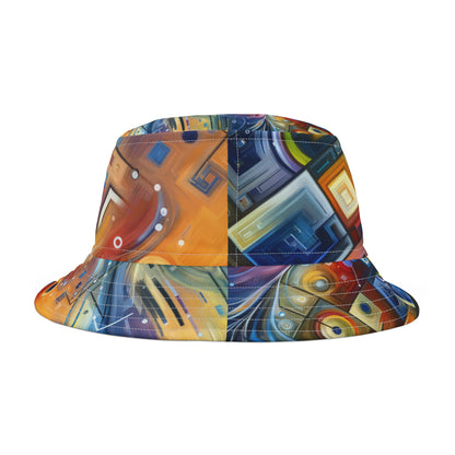 Digital Mindfulness Abstract Bucket Hat (AOP)