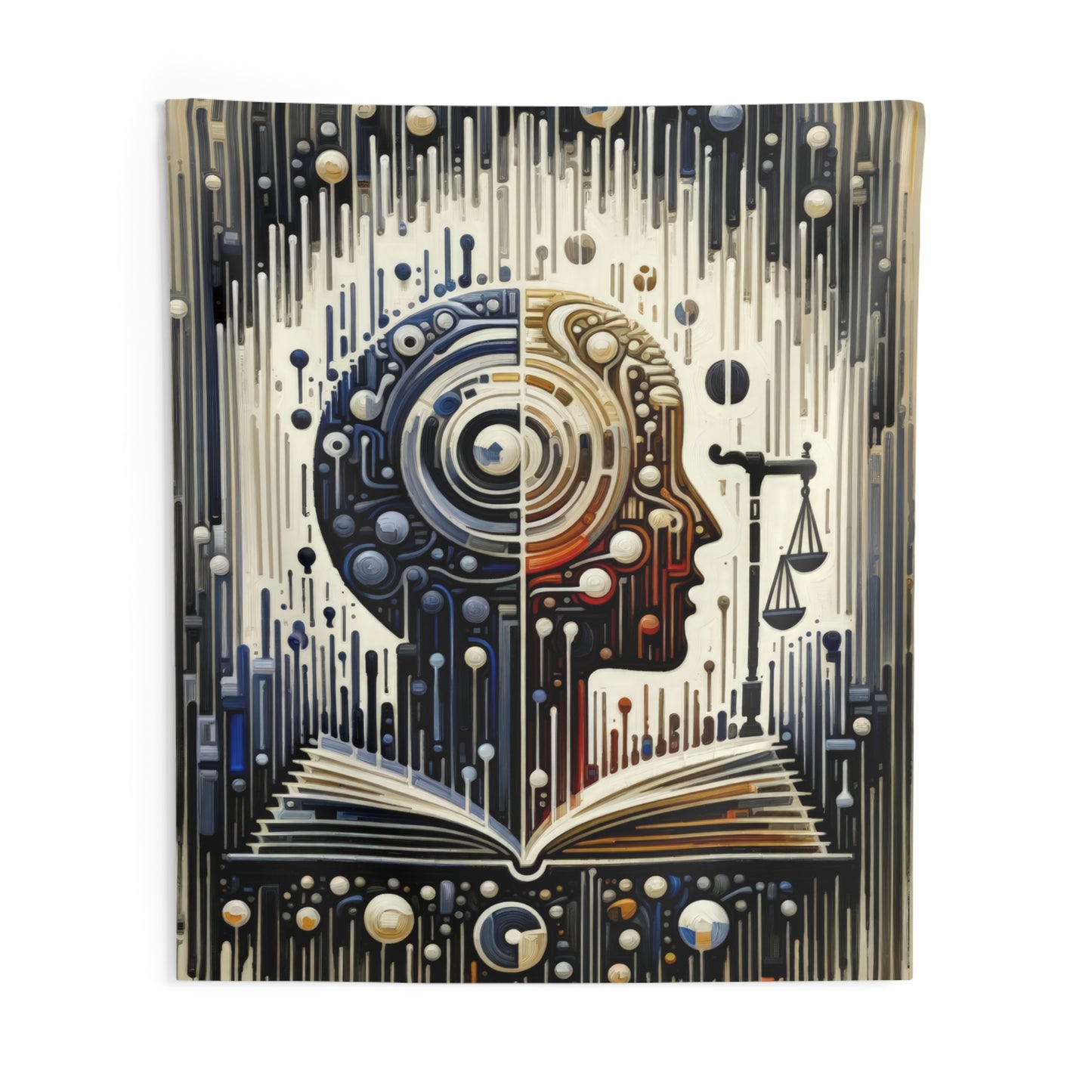 Critique Analytical Deliberation Indoor Wall Tapestries