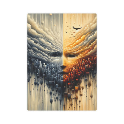 Subdued Revolutionary Currents Canvas Photo Tile