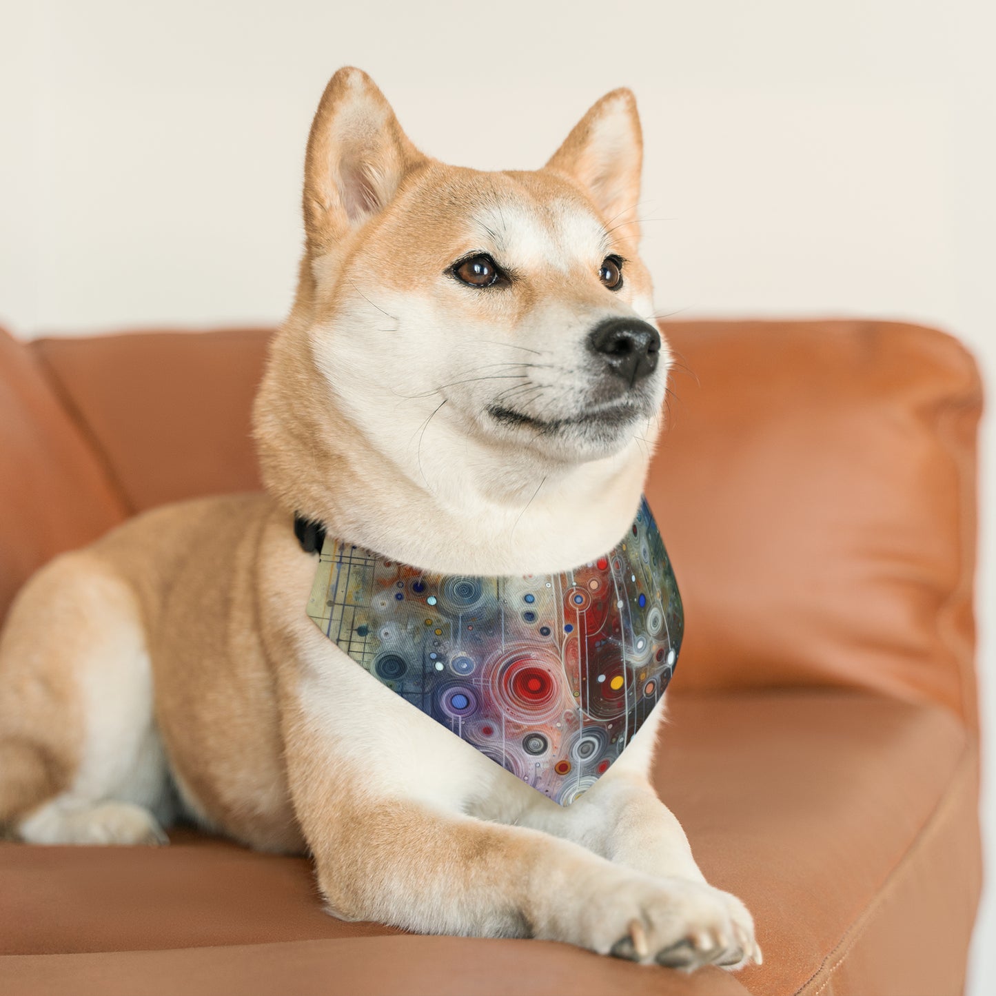 Awakenings Interconnectedness Tachism Pet Bandana Collar