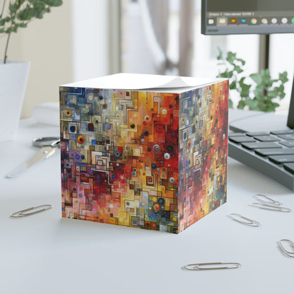 Witty Conversation Tapestry Note Cube