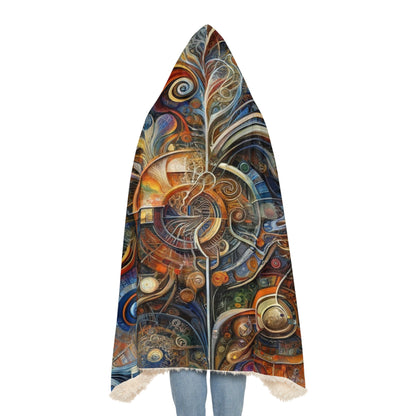 Ethos Web Abstract Snuggle Blanket