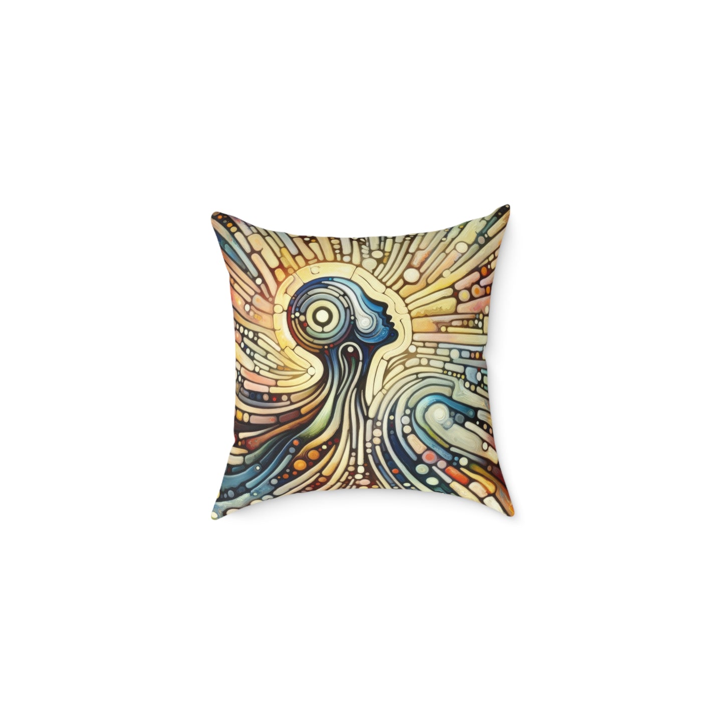 Inner Mosaic Kindness Spun Polyester Pillow
