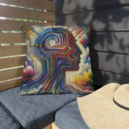 Supportive Digital Empathy Outdoor Pillows