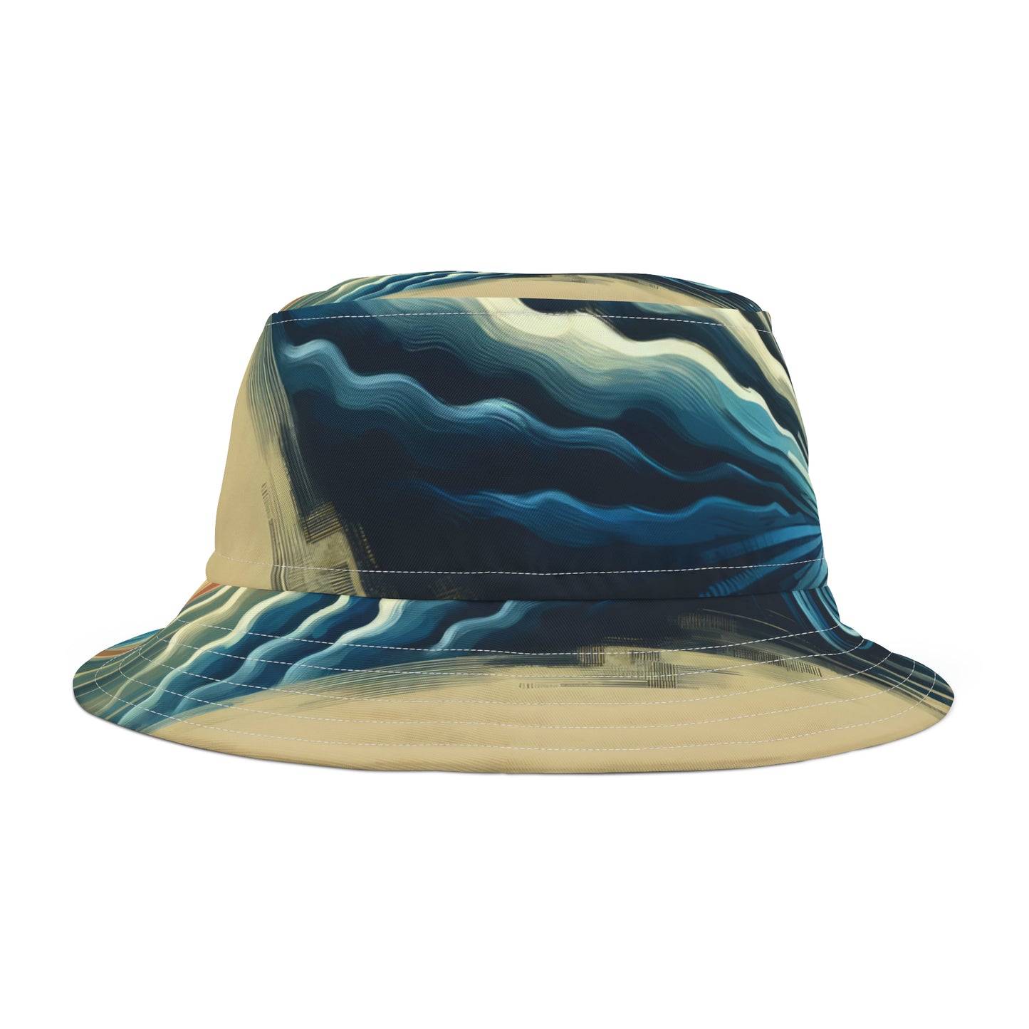 Ripple Effect Abstract Bucket Hat (AOP)