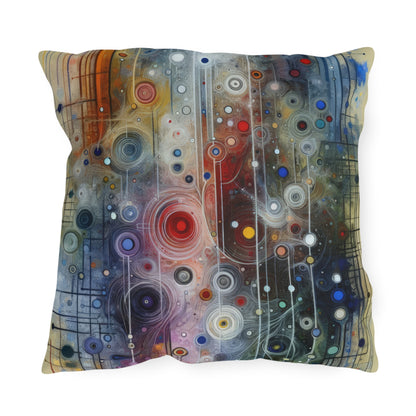 Awakenings Interconnectedness Tachism Outdoor Pillows