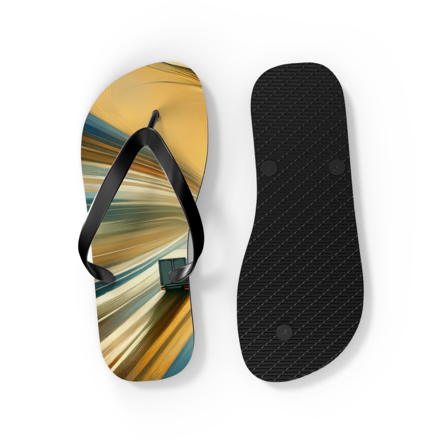 Meditative Commute Flow Flip Flops