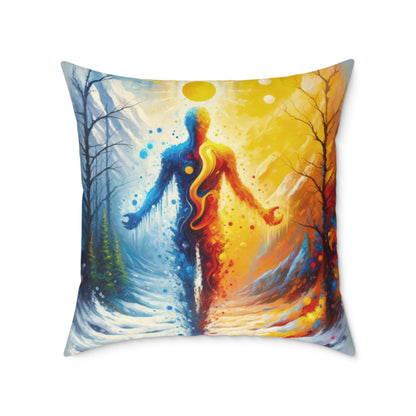 Invincible Summer Discovery Spun Polyester Pillow