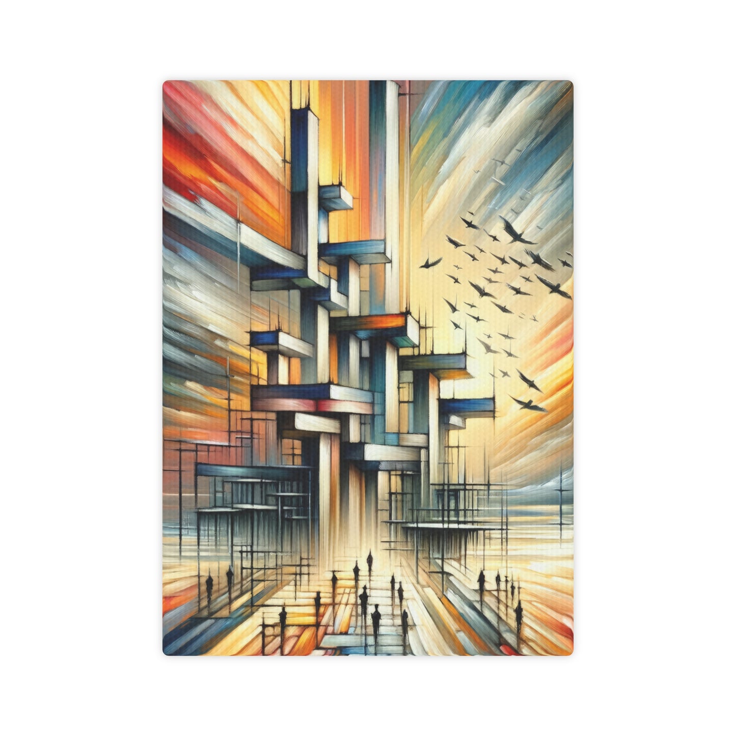 Sovereign Reflective Scaffolding Canvas Photo Tile