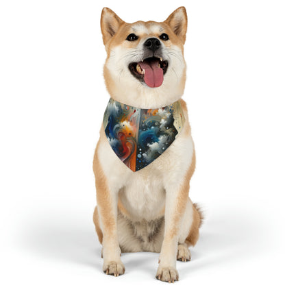 Connected Isolation Paradox Pet Bandana Collar