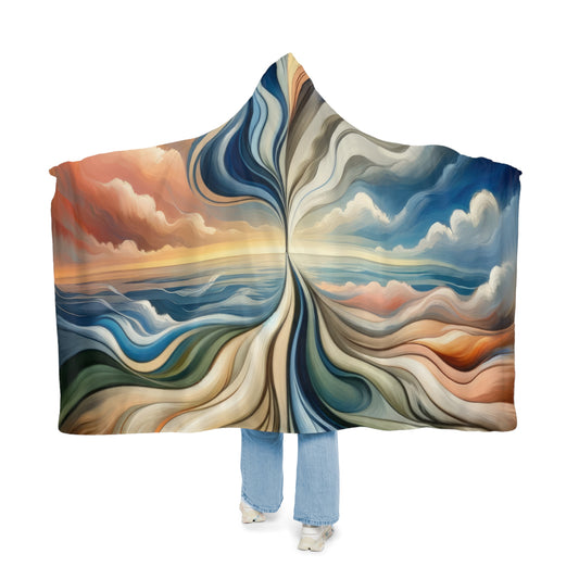 Tachism Confluence Harmony Snuggle Blanket