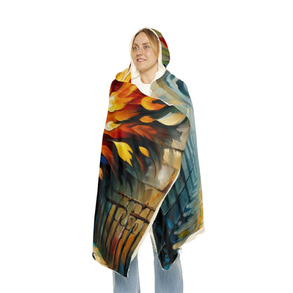 Autumn Whirlwind Escape Snuggle Blanket