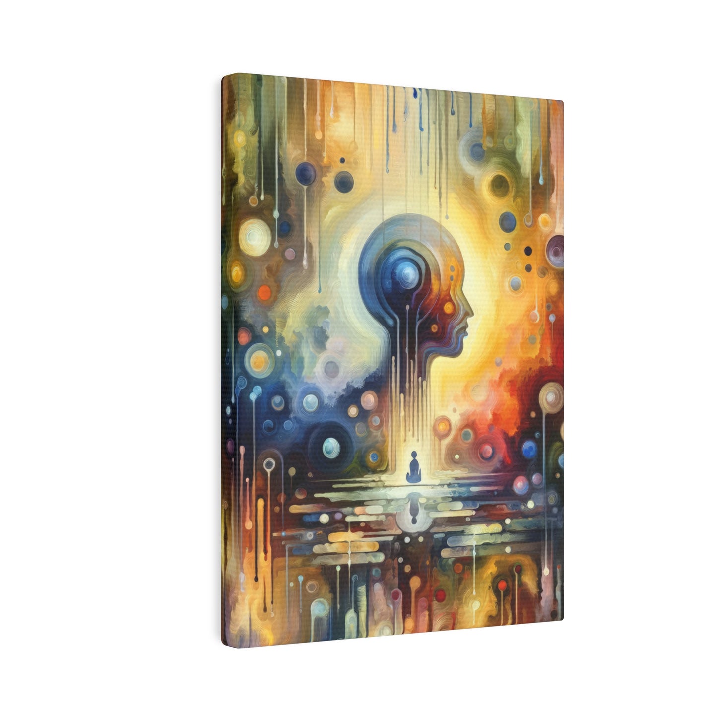 Reflective Oneness Healing Canvas Photo Tile