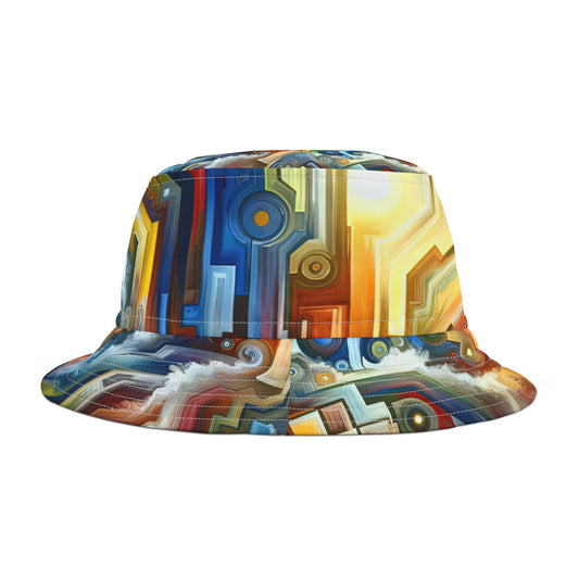 Unity Abstract Vibrancy Bucket Hat (AOP)