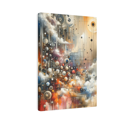 Abstract Mechanical Harmony Canvas Photo Tile