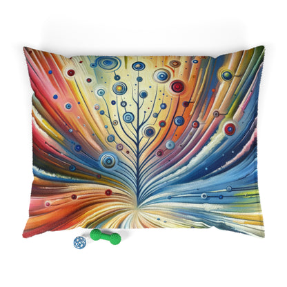 Sustainable Ripple Abstract Pet Bed