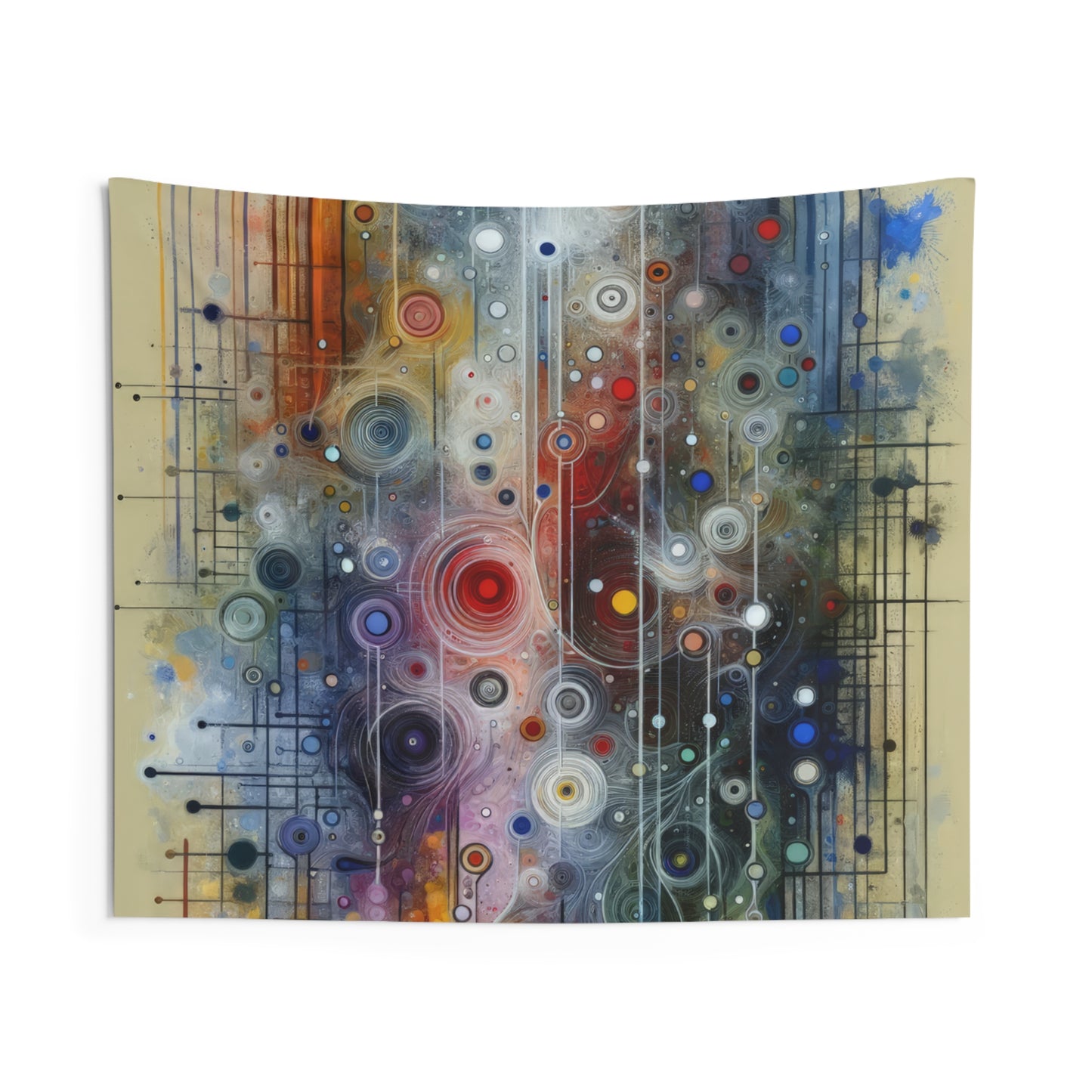 Awakenings Interconnectedness Tachism Indoor Wall Tapestries