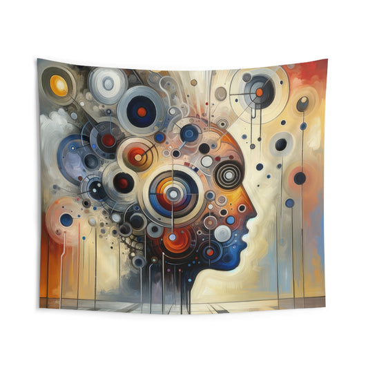 Mindful Tachism Engagement Indoor Wall Tapestries