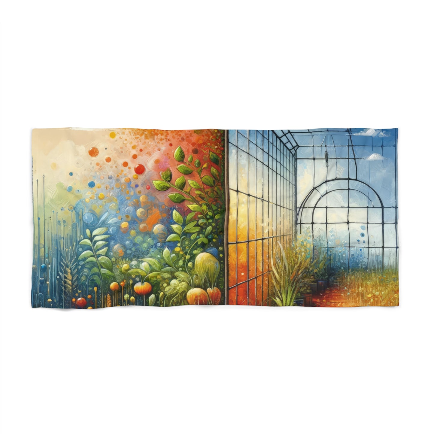 Greenhouse Digital Genesis Beach Towel