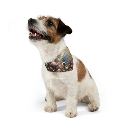Abstract Mechanical Harmony Pet Bandana Collar