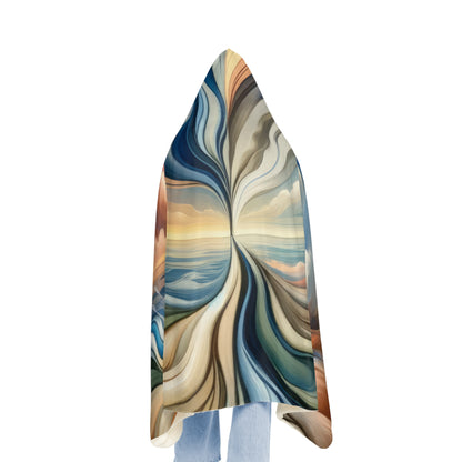 Tachism Confluence Harmony Snuggle Blanket