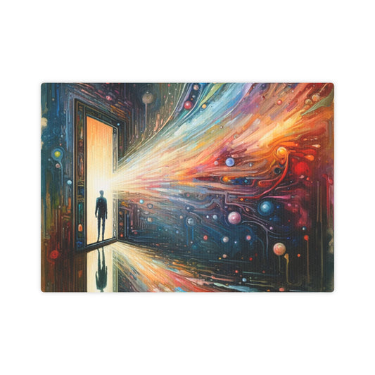 Mirror Wholeness Tachism Canvas Photo Tile