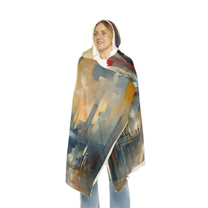 Abstract Buzzing Stillness Snuggle Blanket