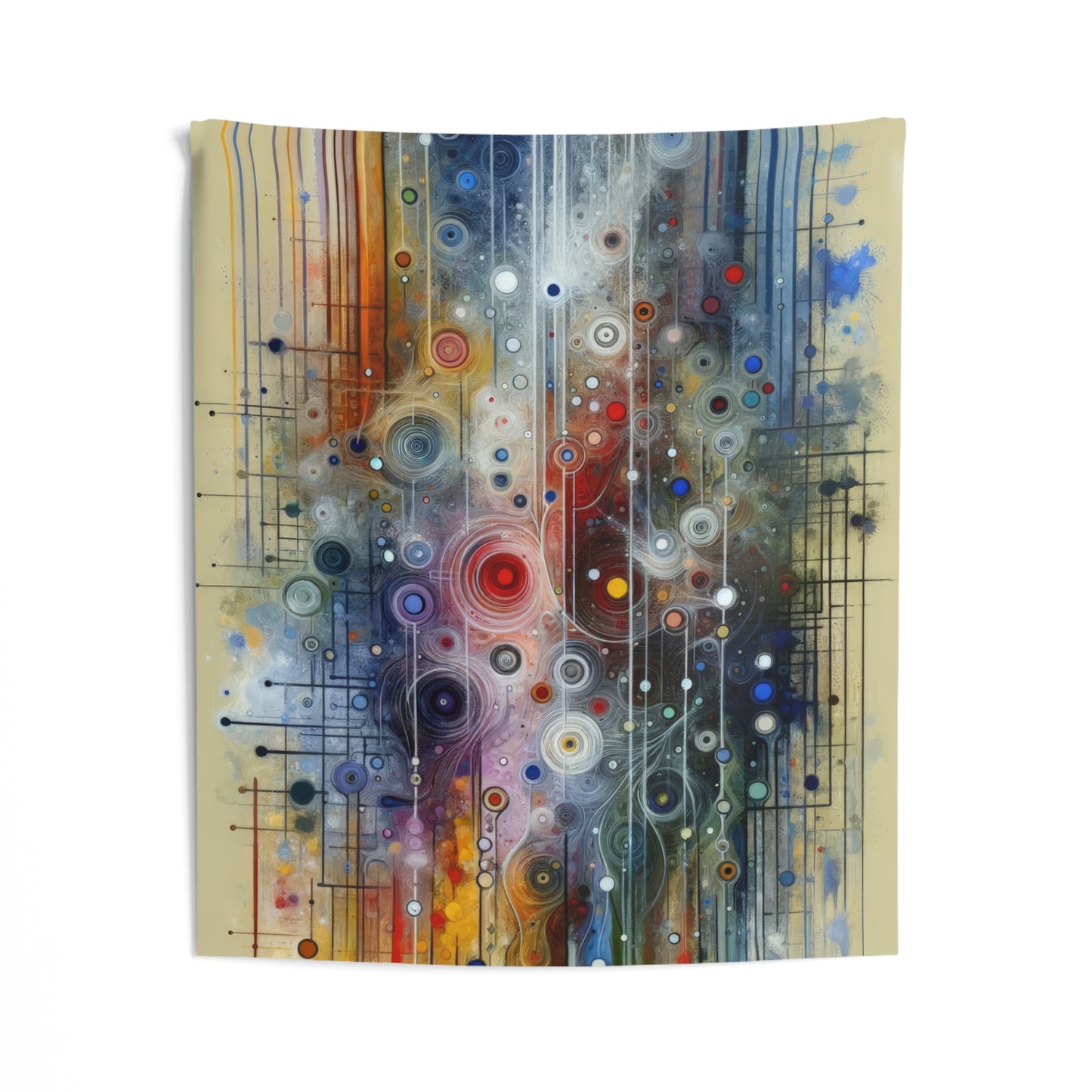 Awakenings Interconnectedness Tachism Indoor Wall Tapestries