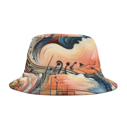 Symphonic Empathic Swirls Bucket Hat (AOP)