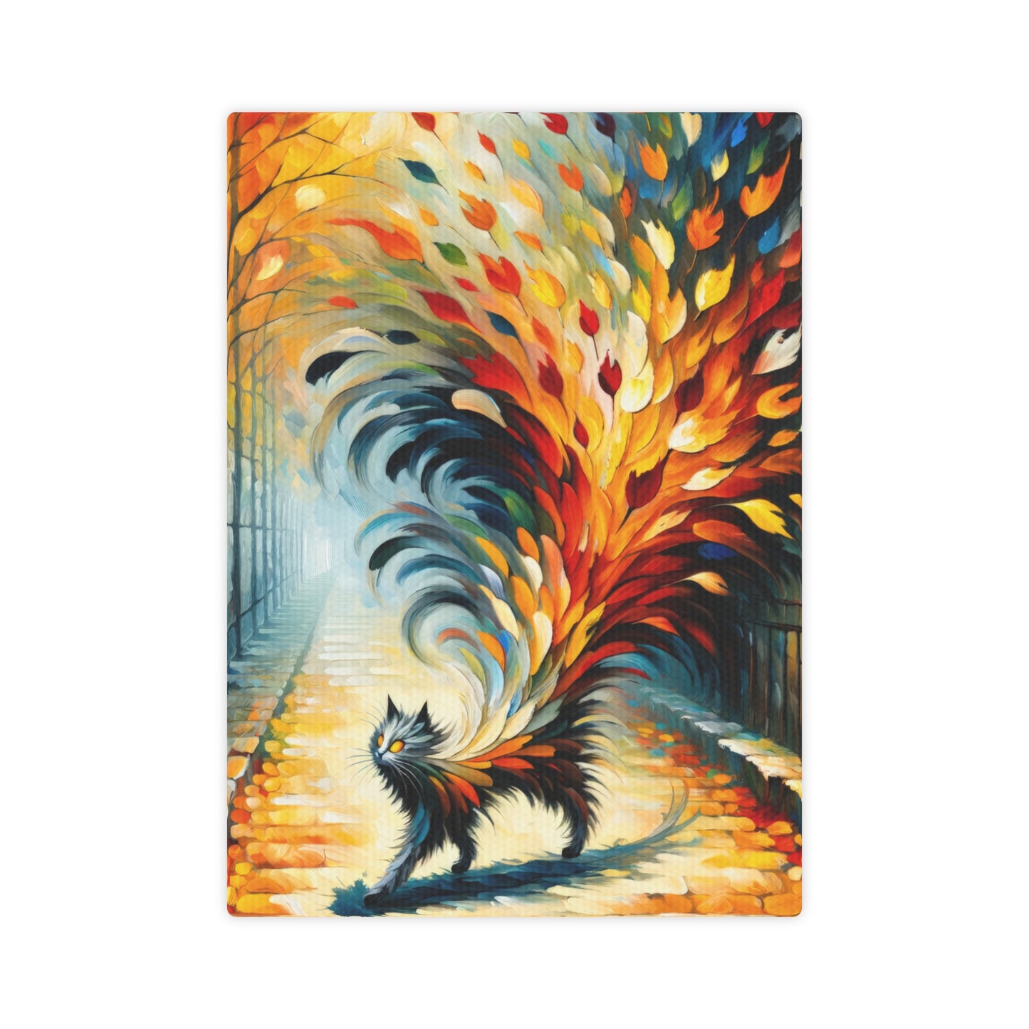 Autumn Whirlwind Escape Canvas Photo Tile