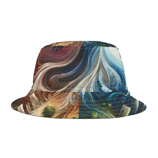 Transformative Tachism Emergence Bucket Hat (AOP)