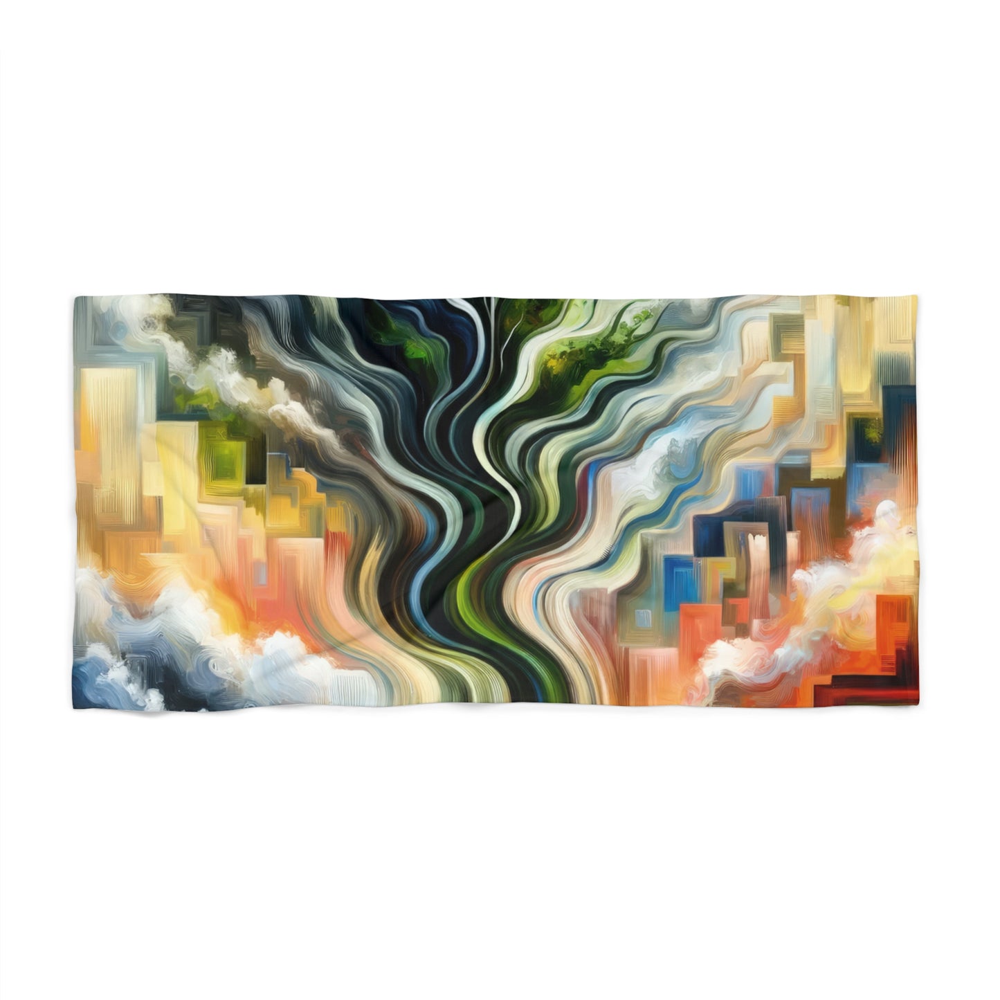 Eternal Digital Contrast Beach Towel