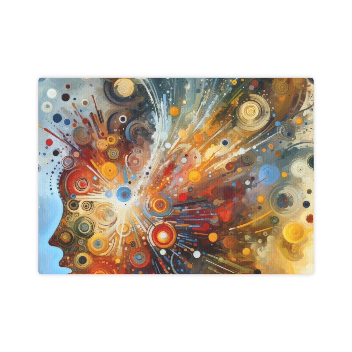 Desire Visualization Tachism Canvas Photo Tile