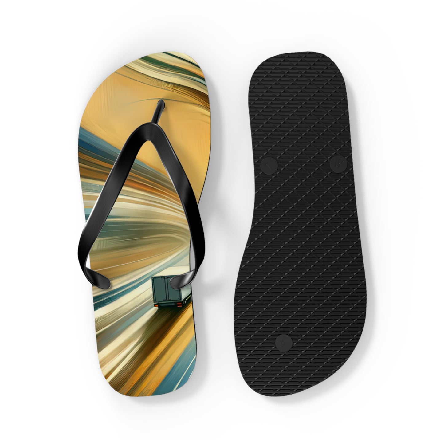 Meditative Commute Flow Flip Flops