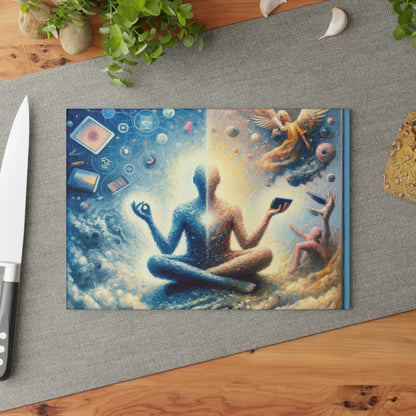 Spiritual Choice Transcendence Glass Cutting Board