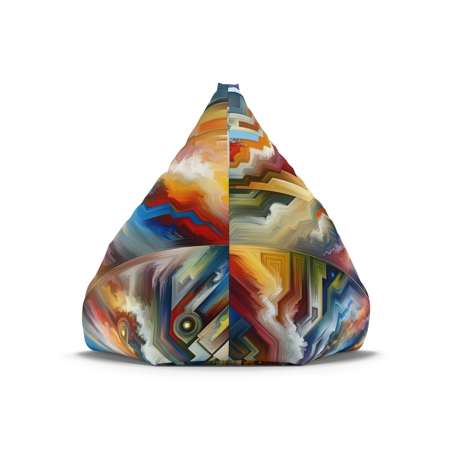 Unity Abstract Vibrancy Bean Bag Chair Cover