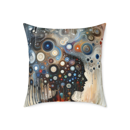 Universal Personal Tachism Spun Polyester Pillow