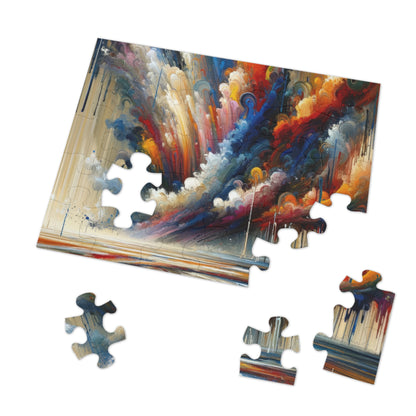 Grandiose Transformation Tachism Jigsaw Puzzle (30, 110, 252, 500,1000-Piece)
